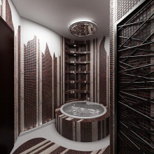 Дизайн гостевой ванной комнаты